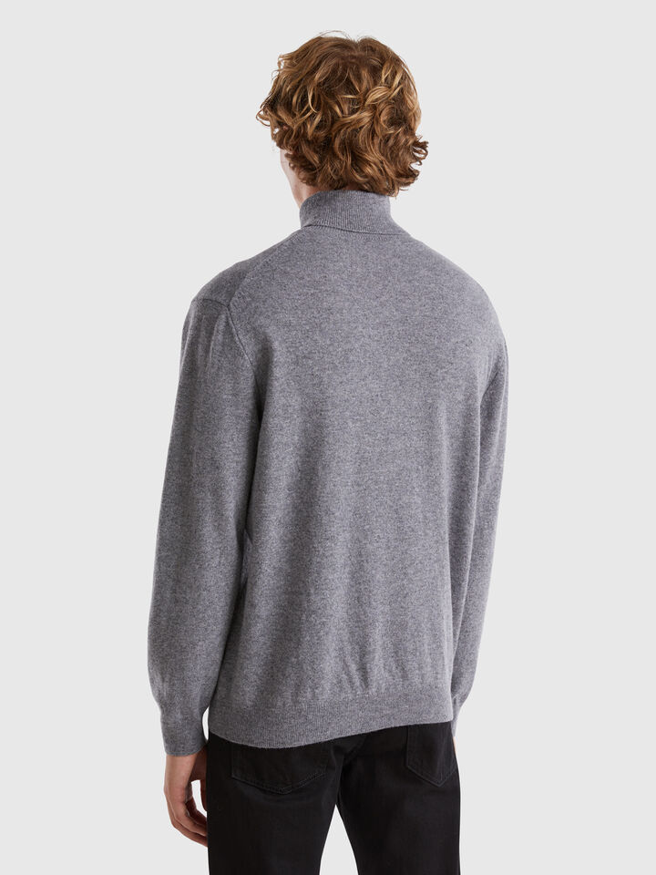 TURTLE NECK SWEATER Homme image number 2